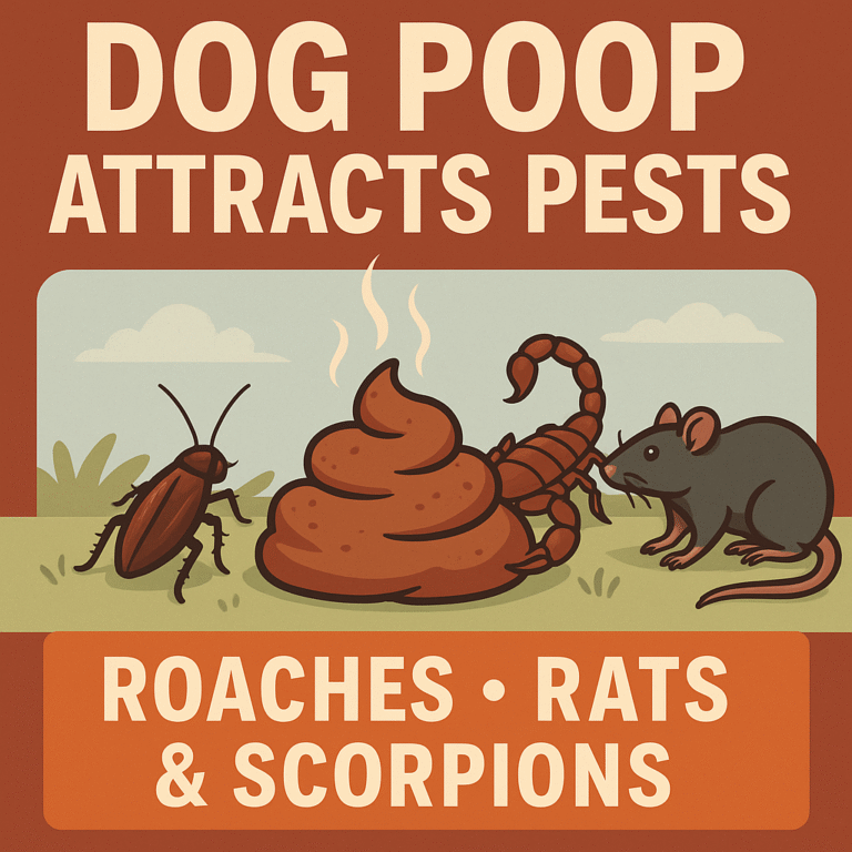 Read more about the article Dog Poop Attracts Pests: 5 Reasons It’s Plaguing Your Yard